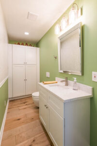 Fresh Green Half Bath