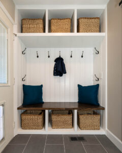 Custom Mudroom Storage